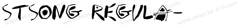 stsong regula字体转换
